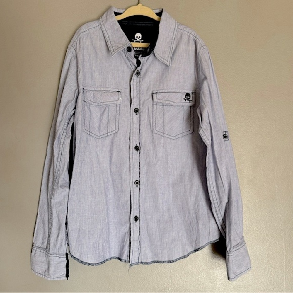 Stripe Skateboard Dress Shirt